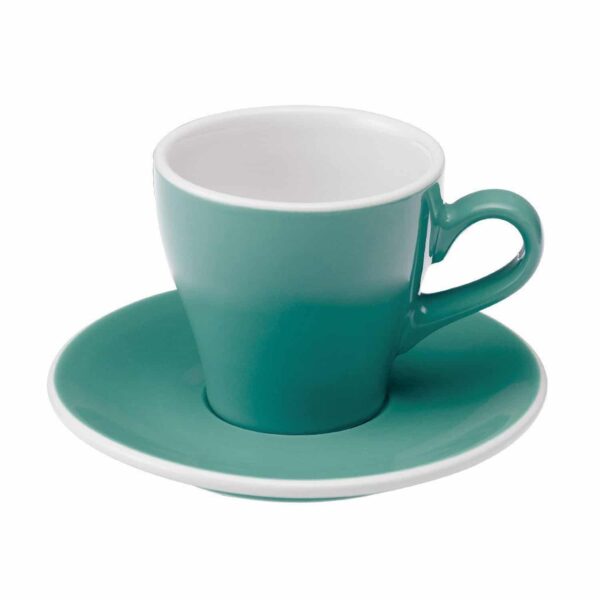Loveramics Tulip - Filiżanka i spodek Cappuccino 180 ml - Teal