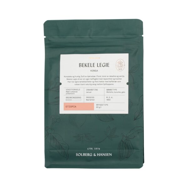 Solberg & Hansen - Etiopia Konga Bekele Legie Natural Filter 250g