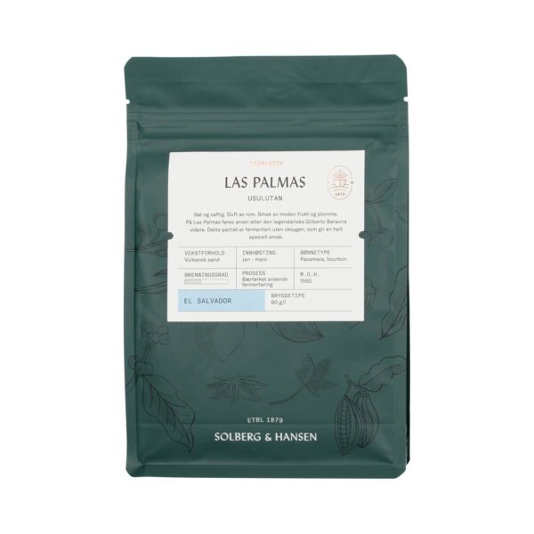 Solberg & Hansen - Salwador Usulutan Las Palmas Anaerobic Filter 250g