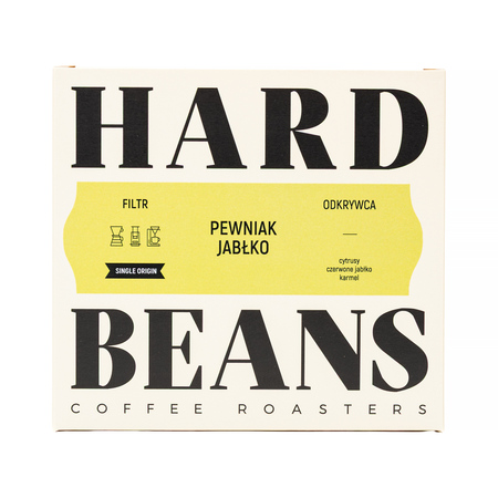 Hard Beans - kawa ziarnista Pewniak Jabłko Washed Filter 250 g