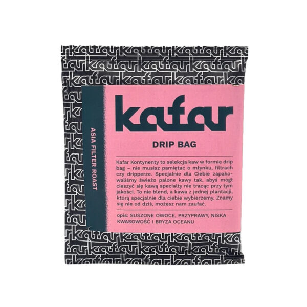 Kafar - kawa w saszetkach Dripbag AZJA Filter - 1 saszetka 12 g
