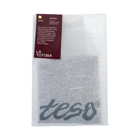 Teso - kawa ziarnista Kostaryka La Totoba Natural Filter 250 g