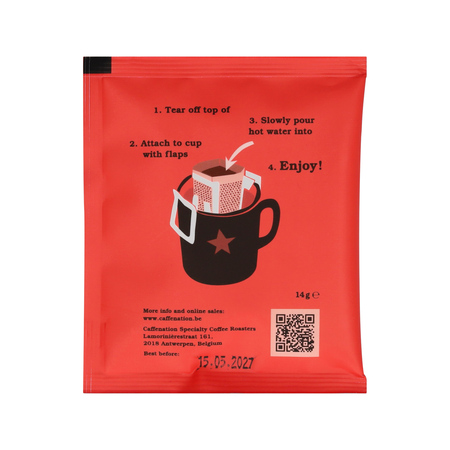 Caffenation - kawa w saszetkach FILTER Kolumbia Washed - 10 saszetek 14 g