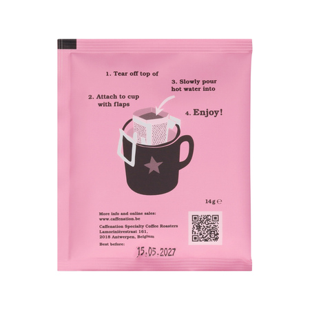 Caffenation - kawa w saszetkach Kolumbia Miss XX Natural - 10 saszetek 14 g