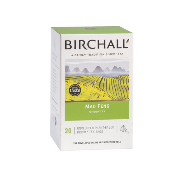 Herbata Zielona Mao Feng BIRCHALL – piramidki 20 sztuk