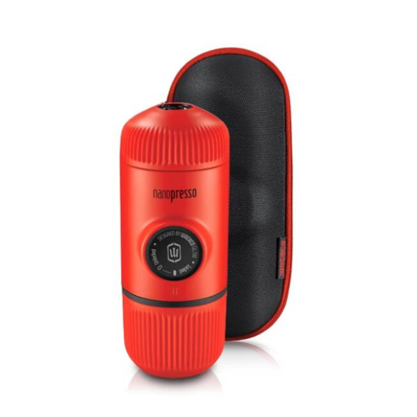 WACACO NANOPRESSO Przenośny Podróżny Ekspres do kawy + etui - Czerwony