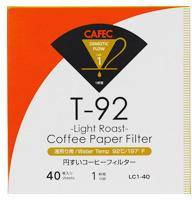 Filtr papierowy CAFEC, stożkowy, LIGHT Roast, biały, cup1, 40szt.