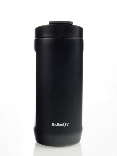 Kubek termiczny na kawę Dr.Bacty Notus 360 ml - czarny