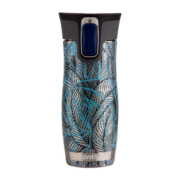 Kubek termiczny Contigo West Loop 470ml - Leaves liście