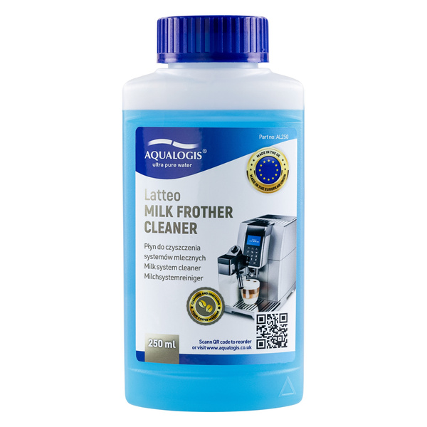 Płyn do czyszczenia spieniaczy do mleka Aqualogis Latteo 250 ml