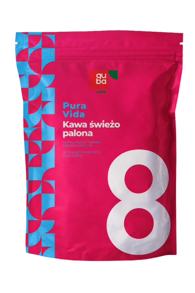 Kawa ziarnista No. 8 Pura Vida z rzemieślniczej palarni Quba Caffe - 250g