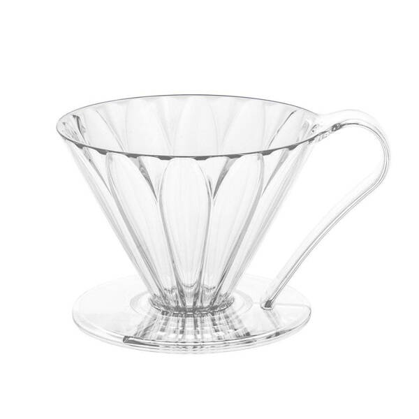 Drip zaparzacz do kawy Tritan Flower Dripper Clear przezroczysty, rozmiar: cup1