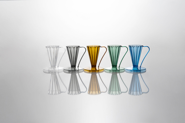 Drip zaparzacz do kawy Cafec Tritan Dripper Deep27 Clear cup1