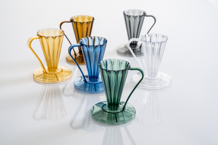Drip zaparzacz do kawy Cafec Tritan Dripper Deep27 Clear cup1