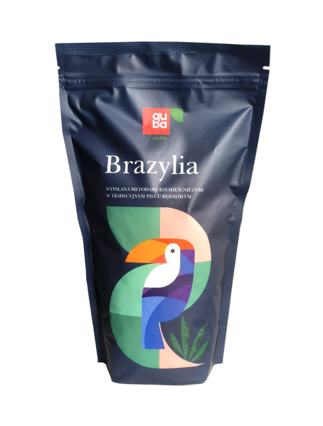 Kawa ziarnista Brazylia 500 g – 100% Arabica – Quba Caffe