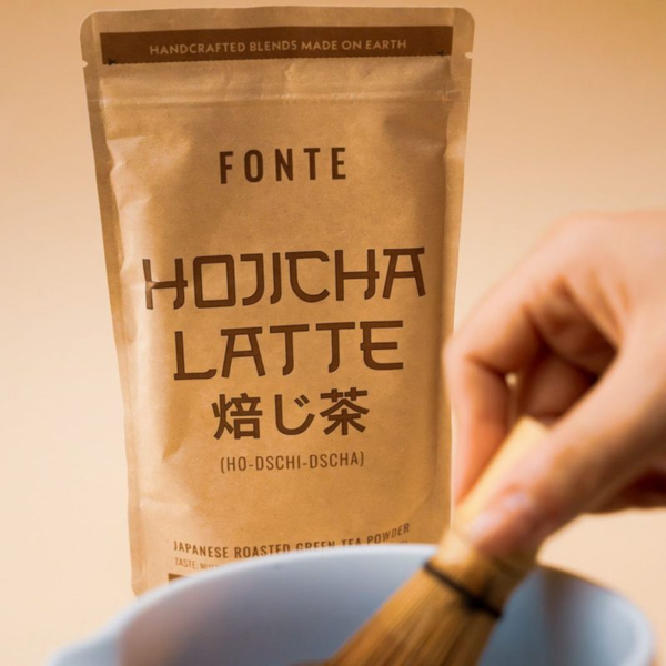 FONTE Hojicha Latte – Prażona japońska herbata latte o orzechowym smaku 225 g
