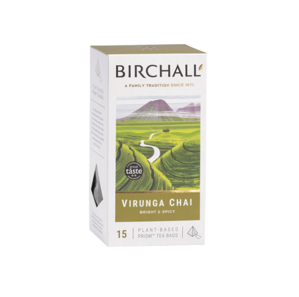 BIRCHALL Herbata Virunga Chai 15 piramidek