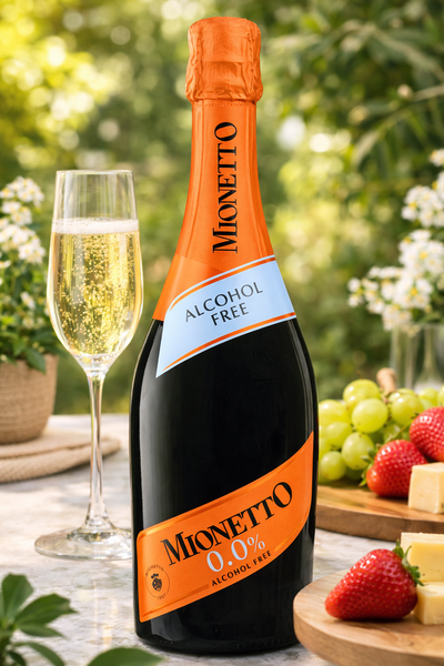 Wino musujące białe bezalkoholowe 0% Mionetto 0,75L