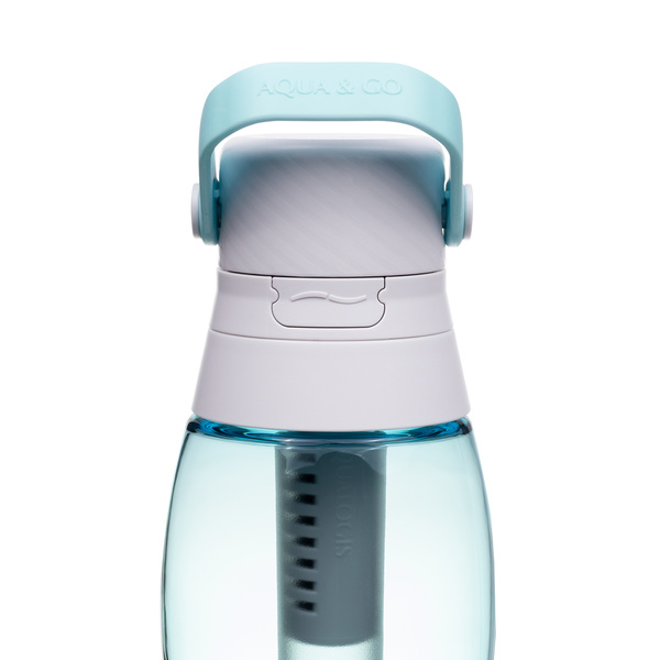 Butelka Filtrująca Aqualogis Aqua&Go Tritan – Niebieska 750ml