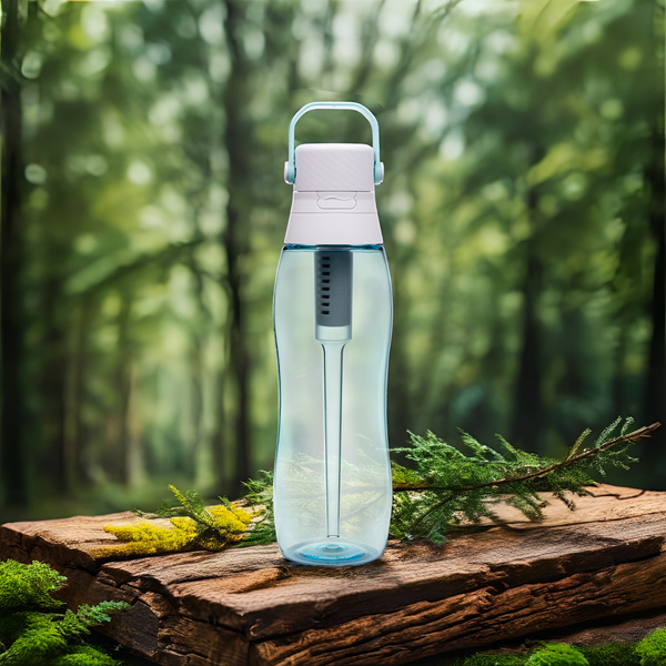 Butelka Filtrująca Aqualogis Aqua&Go Tritan – Niebieska 750ml