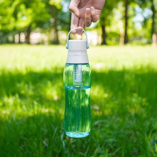 Butelka Filtrująca Aqualogis Aqua&Go Tritan – Niebieska 750ml