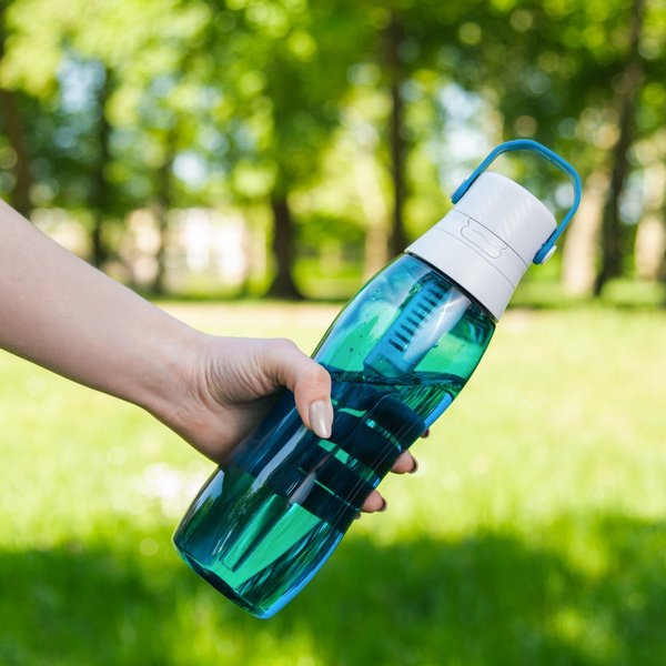 Butelka Filtrująca Aqualogis Aqua&Go Tritan – Granatowa 500ml