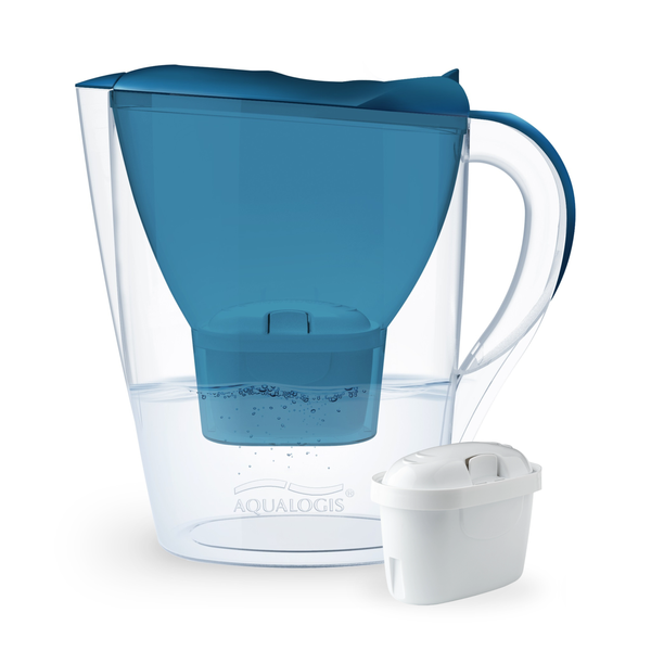 Dzbanek filtrujący Aqualogis Harmony – Ciemny Niebieski 2,6L
