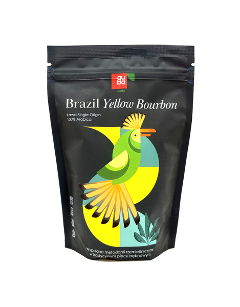 Kawa ziarnista Brazylia Yellow Bourbon 250 g – 100% Arabica – Quba Caffe