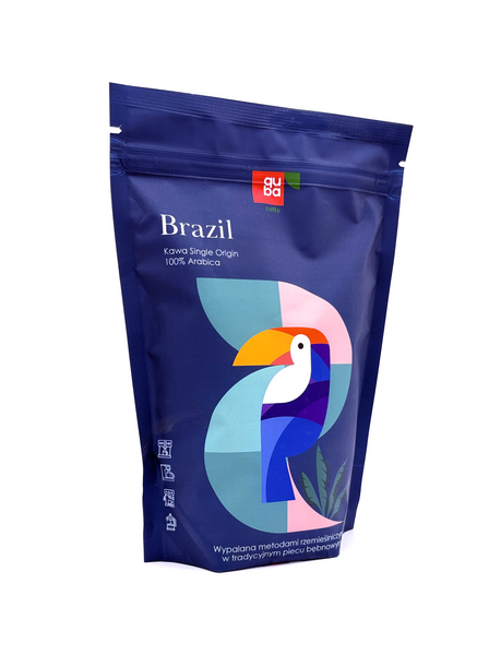 Kawa ziarnista Brazylia 250 g – 100% Arabica – Quba Caffe