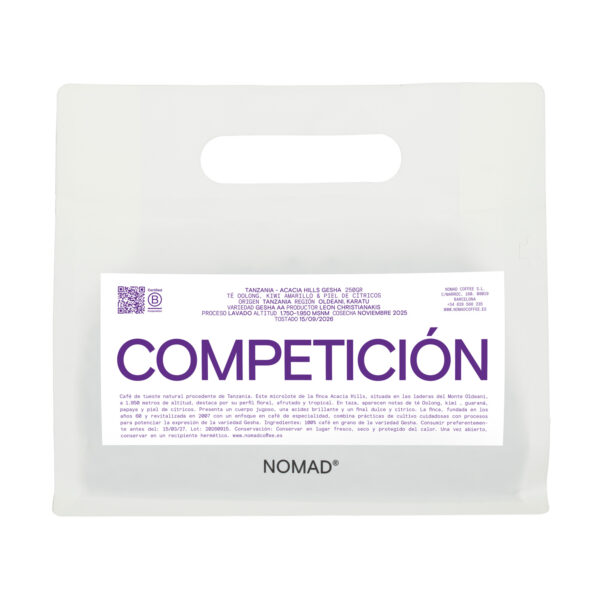 Nomad Coffee - kawa ziarnista Tanzania Acacia Hills Gesha Washed 250 g