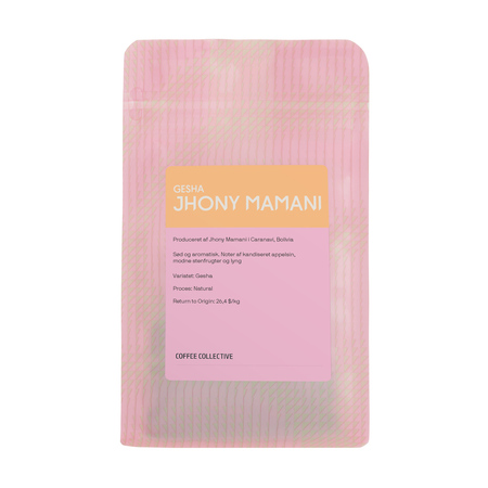 The Coffee Collective - kawa ziarnista Boliwia Jhony Mamani Gesha Natural Filter 200 g