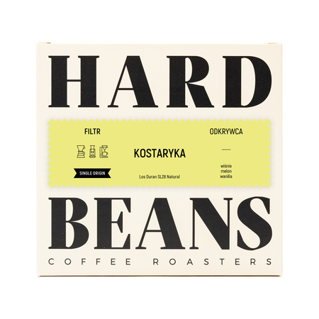 Hard Beans - kawa ziarnista Kostaryka Los Duran SL28 Natural Filter 250 g