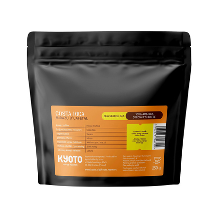 KYOTO - kawa ziarnista Kostaryka Mirazu Black Honey Filter 250 g