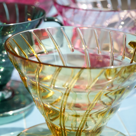 Hario - Dripper plastikowy V60-02 Tsukimi Yellow żółty