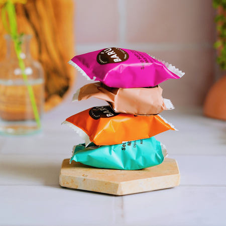 BARU - Pianki Dark Chocolate & Sea Salt Caramel Marshmallows 60 g (4 x 15 g)