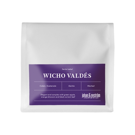 Johan & Nyström - kawa ziarnista Gwatemala Wicho Valdes Geisha Washed Filter 200 g