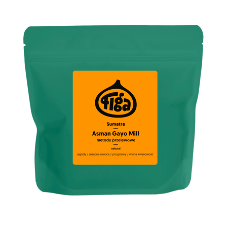 Figa Coffee - kawa ziarnista Sumatra Asman Gayo Mill Natural Filter 250 g