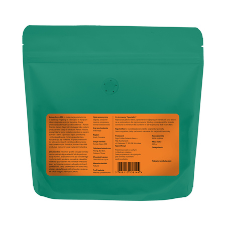 Figa Coffee - kawa ziarnista Sumatra Asman Gayo Mill Natural Filter 250 g